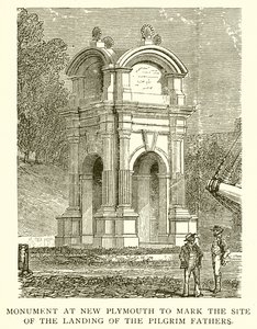 Hacı Babaların İniş Yerini İşaretlemek için New Plymouth