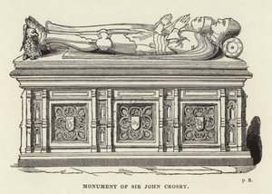 Sir John Crosby Anıtı by English School
