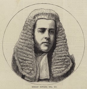 Morgan Howard, Esquire, QC (gravür) by English School