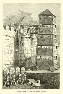 Siege için hareketli kule by English School