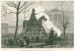 Wellington Heykeli, Hyde Park Köşesini Taşımak by English School