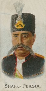 Mozaffar ad-Din, İran Şahı by English School