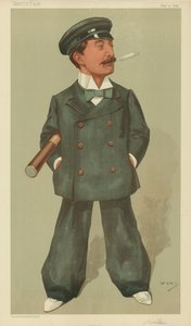 Bay Andrew Barclay Walker, Ailsa, 21 Mayıs 1896, Vanity Fair karikatürü by English School
