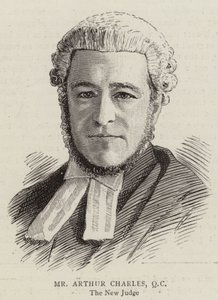 Bay Arthur Charles, QC (gravür) by English School