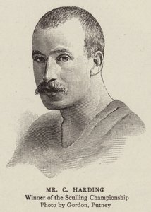 Bay C Harding (gravür) by English School
