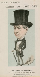 Bay Charles Mathews, çizgi film by English School