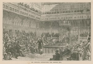 Bay Disraeli Reform Yasasını tanıtıyor by English School