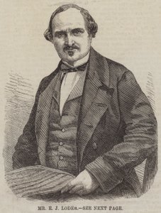 Bay EJ Loder (gravür) by English School