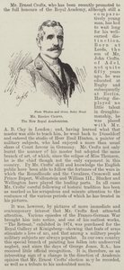 Bay Ernest Crofts, Yeni Kraliyet Akademisyeni (gravür) by English School