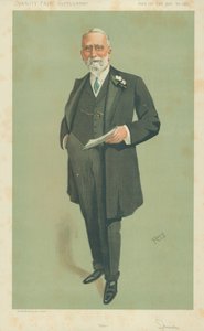 Bay Evan Spicer, Kağıt, 8 Mayıs 1912, Vanity Fair karikatürü by English School