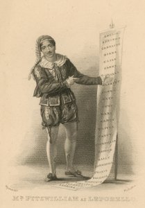 Bay Fitzwilliam Leporello olarak by English School