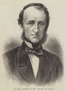 Bay John Lemoinne, "Journal des Debats" (gravür) by English School