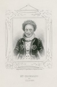 Bay Joseph Grimaldi Palyaço olarak by English School