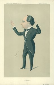 Bay Landon Ronald, Guildhall Music, 13 Aralık 1913, Vanity Fair çizgi filmi by English School