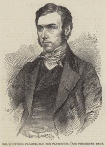 Bay Roundell Palmer, Plymouth Milletvekili (gravür) by English School