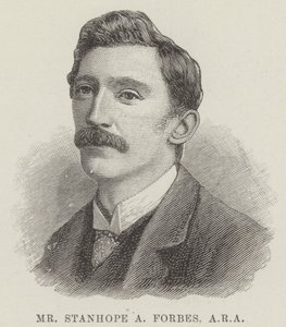 Bay Stanhope A Forbes, ARA (gravür) by English School
