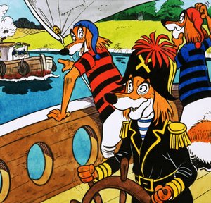 Bay Toad ve köpek korsanları by English School