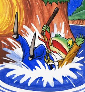 Bay Toad suya düşüyor by English School