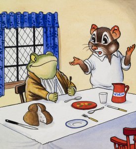 Bay Toad yemeğini bekliyor by English School