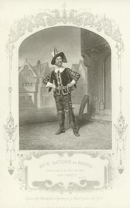 Bay W Davidge Tabanca olarak, Kral Henry V, Perde II, Sahne I by English School