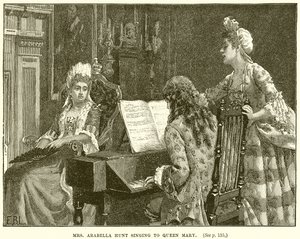 Bayan Arabella Hunt, Kraliçe Mary