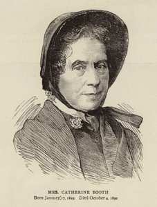 Bayan Catherine Booth (gravür) by English School