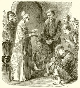 Bayan Fry, Mahkumları Ziyaret Ediyor by English School