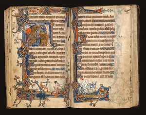Ms 1-2005, ff.182v-183r: David dua ediyor, Macclesfield Psalter