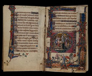 Ms 1-2005, ff.57v-58r: Saul, Doeg