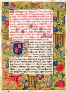Ms 261 fol.1r Latince ve İngilizce olarak Plague Tracts Koleksiyonundan Sayfa, c.1500 by English School