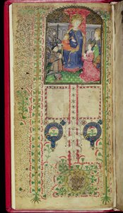 Bayan 41-1950, f.2v: Margaret Beauchamp