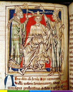 Ms 6712 (A.6.89) fol.123v William I (1028-87) Fatih, Flores Historiarum