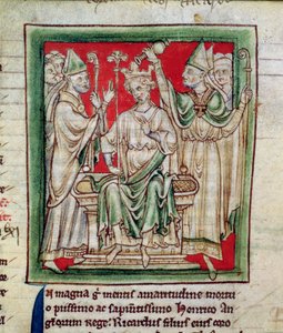 Ms 6712 (A.6.89) fol.141r Richard I (1157-99) Flores Historiarum