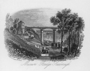 Müze Köprüsü, Scarborough (gravür) by English School