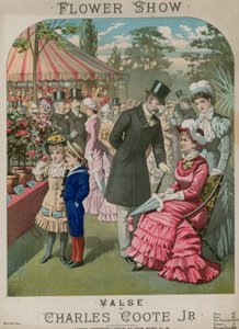 Charles Coote Jr tarafından bir vals olan Flower Show için müzikal puan by English School