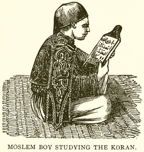 Kuran okuyan Müslüman çocuk by English School
