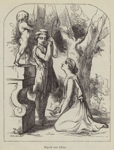 Myrtil ve Chloe (gravür) by English School