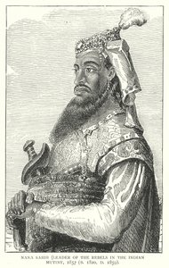 Nana Sahib (gravür) by English School