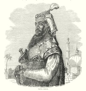 Nana Sahib (gravür) by English School