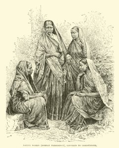 Yerli kadınlar (Bombay Başkanlığı), Hıristiyanlığa dönüşür by English School