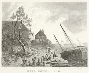 Cowes yakınlarında, Wight Adası by English School