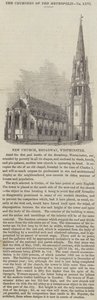 Yeni Kilise, Broadway, Westminster (gravür) by English School