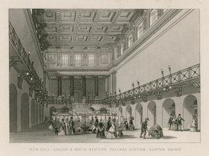New Hall, Londra ve Kuzey Batı Tren İstasyonu, Euston Meydanı, Londra by English School