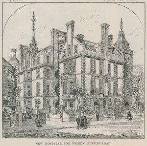 Kadınlar için Yeni Hastane, Euston Road, Londra by English School