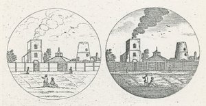 New River Head, 6 Haziran 1775 tarihli by English School