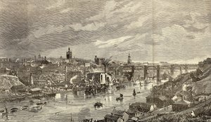 1887 yılında Tyne üzerine Newcastle by English School
