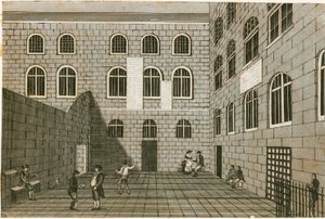 Newgate hapishanesi by English School