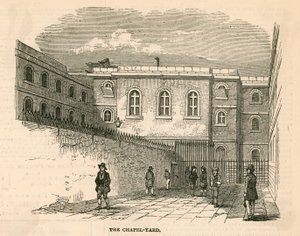 Newgate hapishanesi by English School