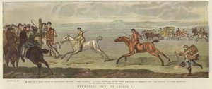 George I zamanında Newmarket by English School