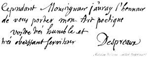 Nicholas Boileau (Despreaux denir) by English School